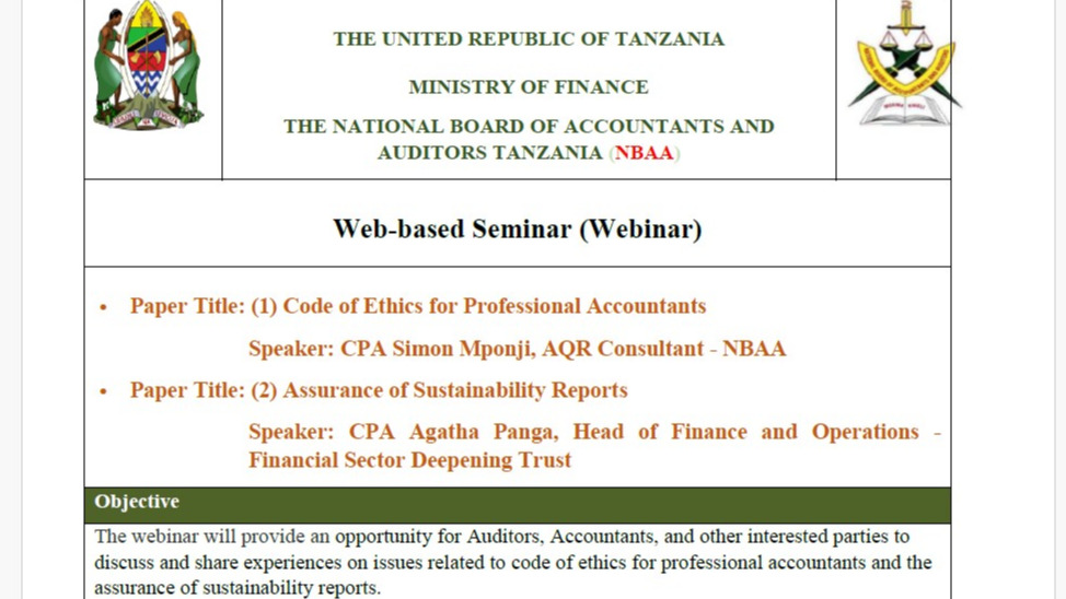 Webinar for Accountants and Auditors - 27th March 2026